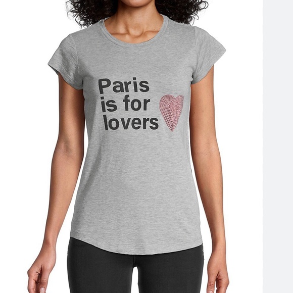 Zadig & Voltaire Paris Is For Lovers Tee - Picture 1 of 6